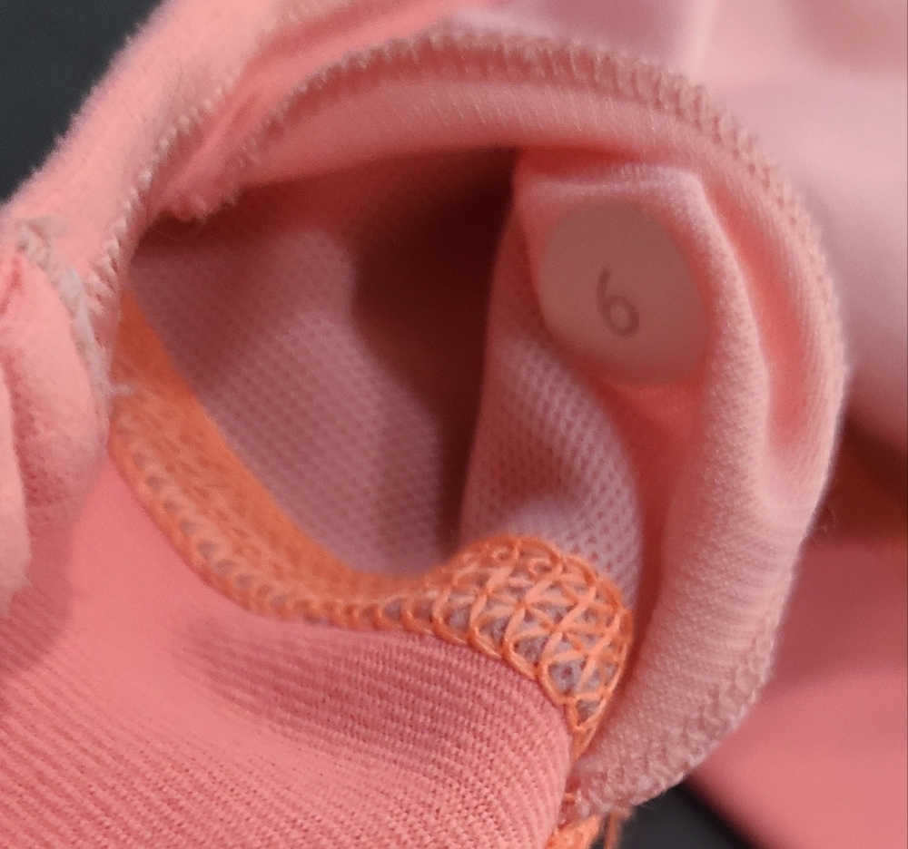 Lululemon Athletica Women's Peach Sports Bra Sz.6 - Picture 4 of 5